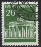 Duitsland Bundespost 1966-1967 - Yvert 369 - Brandenbur (ST), Postzegels en Munten, Postzegels | Europa | Duitsland, Ophalen, BRD