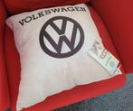 Vw volkswagen kussen 40 x 40 cm, Ophalen of Verzenden, Zo goed als nieuw, Vierkant