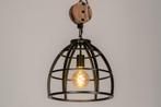 Nieuw in doos (ongebruikte) hanglamp 34cm industrieel, Huis en Inrichting, Lampen | Hanglampen, Ophalen, Nieuw, 75 cm of meer