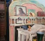 Shabby/India/Antieke/Halspiegel/Spiegel, Antiek en Kunst, Ophalen, Rechthoekig