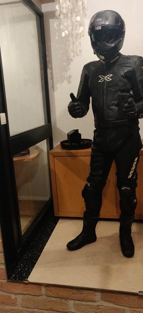 IXS 2 delig leren motorpak, lengtemaat 110, Motoren, Kleding | Motorkleding, Combipak, Heren, Tweedehands, Ophalen