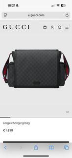 Originele Gucci luiertas zwart, Kinderen en Baby's, Luiertassen, Ophalen, Zo goed als nieuw