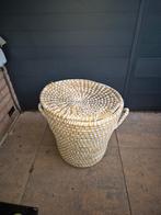 Wasmand gevlochten bamboe, Ophalen, Rond, Riet
