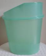 Prullenbak licht groen. Hoogte 26 incl deksel. Omvang 57 cm., Huis en Inrichting, Woonaccessoires | Prullenbakken, Ophalen of Verzenden