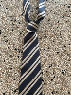 Stijlvolle zijden stropdas van Frans Molenaar, Ophalen of Verzenden, Zo goed als nieuw, Blauw, Met patroon