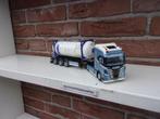 Tekno  Iveco  met  Tankcontainer  van  Ligthart., Hobby en Vrije tijd, Modelauto's | 1:50, Ophalen of Verzenden, Nieuw, Bus of Vrachtwagen