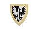 Lego Castle Schild Black Falcons Driehoekig Geel 3846p46, Kinderen en Baby's, Speelgoed | Duplo en Lego, Ophalen of Verzenden