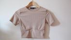 Salmon pink crop top (prettylittlething), Kleding | Dames, Tops, Prettylittlething, Nieuw, Ophalen of Verzenden, Korte mouw