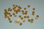 L601 Ronde stenen 1x1 laag donker goud 50 st., Ophalen of Verzenden, Nieuw, Losse stenen, Lego