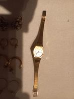 Goudkleurig Dameshorloge, Sieraden, Tassen en Uiterlijk, Horloges | Dames, Overige merken, Overige materialen, Gebruikt, Polshorloge