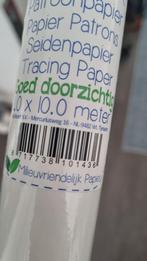 Patroonpapier / tracing paper rollen 1,0  10 m, Ophalen, Nieuw, Overige typen, Overige merken
