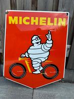 Michelin emaille reclamebord, Reclamebord, Gebruikt, Ophalen of Verzenden, Nvt