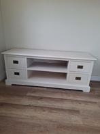 Tv meubel teak hout, Ophalen, Gebruikt, 100 tot 150 cm, Teakhout