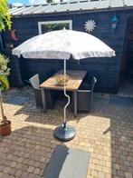 Parasol met voet, Ophalen of Verzenden, Zo goed als nieuw