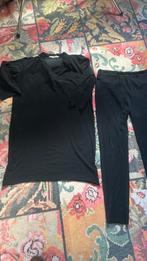 Nick xl travelstof set van tuniek legging blauw zwart v hals, Ophalen of Verzenden, Zo goed als nieuw