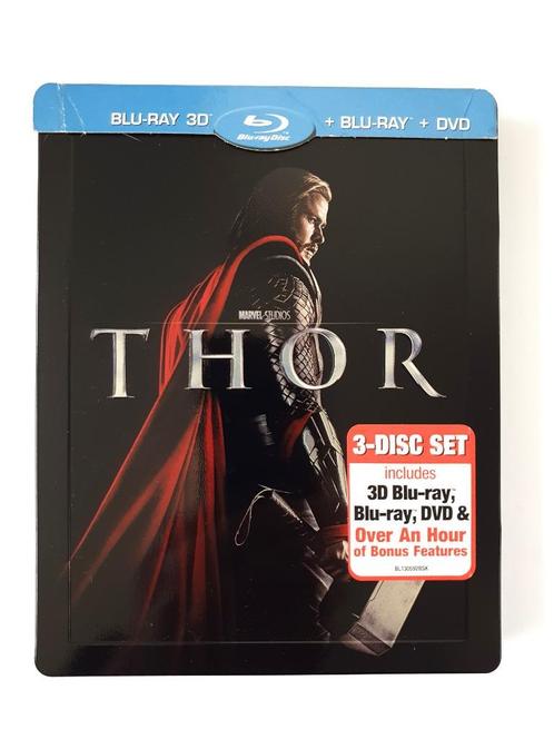 Thor 3D + 2D (3 disc STEELBOOK), Cd's en Dvd's, Blu-ray, Actie, 3D, Ophalen of Verzenden