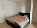 MALM bedframe 160200 cm met LURÖY lattenbodem, Ophalen, Gebruikt, Zwart, Tweepersoons