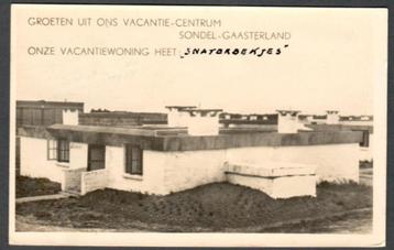 Oude ansicht Sondel Gaasterland vakantiehuisjes 1949  Frl.   beschikbaar voor biedingen