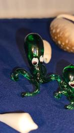 4 Handgemaakte Glazen Octopussen, Antiek en Kunst, Antiek | Glas en Kristal, Ophalen of Verzenden