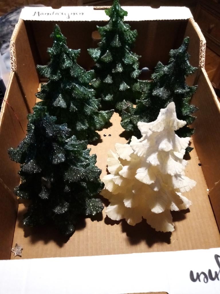 kerstboompjes veranderen van kleur 6 stuks, Diversen, Kerst, Ophalen, Gebruikt