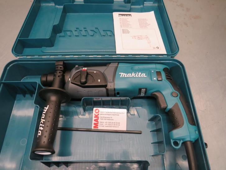 Makita HR2470 SDS-plus Combihamer in koffer - 780W - 2,4J, Doe-het-zelf en Verbouw, Gereedschap | Boormachines, Nieuw, Boor- en/of Breekhamer