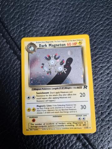 Dark magneton 11/82 Pokemon Team Rocket 