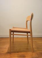 Vintage set van 4 stoelen van N.O. Møller model 75 uit 1970, Ophalen, Gebruikt, Vier, Deens design, Vintage design