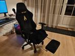 Symino gaming chair - NIEUW - met beenleuning, Ophalen, Zo goed als nieuw, Zwart