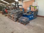 Te koop metalen legbord stelling, Minder dan 3 m³, Ophalen, Overige houtsoorten, Blokken