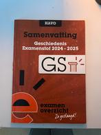 Samenvatting Geschiedenis Examenoverzicht 2024-2025, Ophalen of Verzenden, Zo goed als nieuw, Overige niveaus