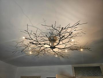 Unieke Plafondlamp - Boomtak Design beschikbaar voor biedingen