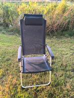 5 vrijbuiter campingstoelen - blauw - meerdere standen, Ophalen, Gebruikt, Campingstoel