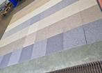 15,75 m2 tapijttegels Interface Polichrome solid., Ophalen, Zo goed als nieuw, 10 tot 25 m², Tapijttegels