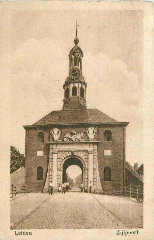 (380-893-017) Leiden Zijlpoort, Verzamelen, Ansichtkaarten | Nederland, Zuid-Holland, Verzenden