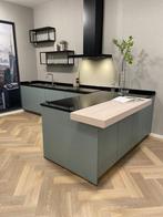 Mooie showroomkeuken met granieten aanrechtblad, Ophalen, Grijs, Nieuw, 200 cm of meer