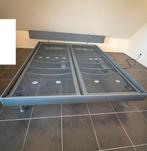 Auping bed met 2 elektrische verstelbare spiralen., Huis en Inrichting, Slaapkamer | Bedden, Ophalen, Blauw, 210 cm, Tweepersoons