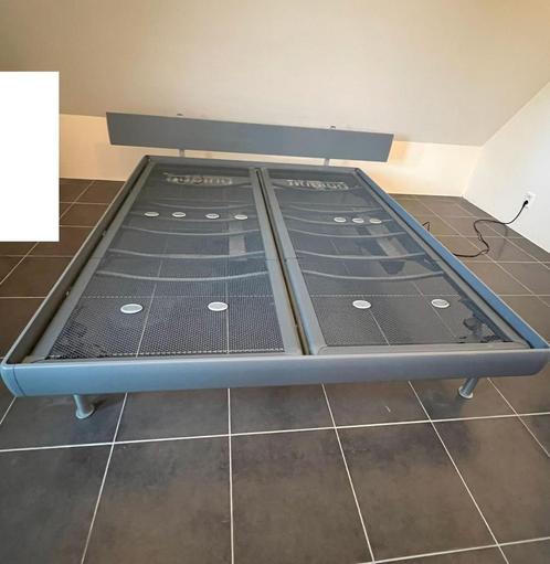 Auping bed met 2 elektrische verstelbare spiralen., Huis en Inrichting, Slaapkamer | Bedden, Gebruikt, Tweepersoons, 180 cm, 210 cm