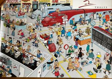 Poster 70x100cm Thalys jaren 90 beschikbaar voor biedingen