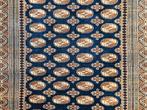 Handgeknoopt oosters wol Bouchara tapijt blue 223x313cm, Crème, 200 cm of meer, Ophalen of Verzenden, Zo goed als nieuw