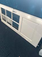 Witte binnendeur met glas 198 bij 78, Gebruikt, 80 tot 100 cm, Binnendeur, Ophalen of Verzenden