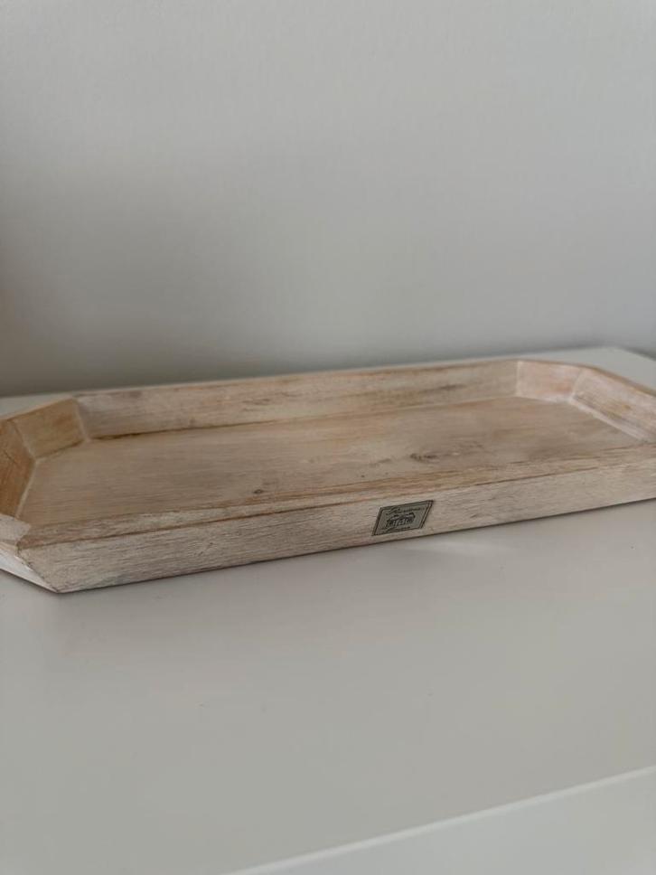 Rivièra Maison Klein Dienblad Hout, Huis en Inrichting, Woonaccessoires | Dienbladen, Gebruikt, Hout, Rechthoekig, Ophalen