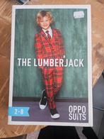 The Lumberjack opposuits, pak ruit wit kind 8y, Ophalen of Verzenden
