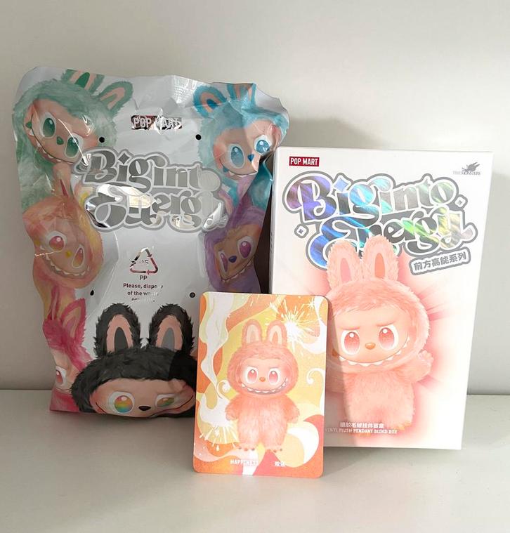 Pop Mart - Labubu – Happiness (echt!), Big into Energy serie, Boeken, Esoterie en Spiritualiteit, Nieuw, Overige typen, Tarot of Kaarten leggen