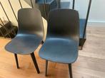2 IKEA ODGER Stoelen - Zo goed als nieuw!, Huis en Inrichting, Ophalen, Kunststof, Twee, Zwart