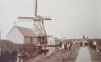 Krommenie molen de Blauwe Arend fotokaart, Noord-Holland, Ophalen of Verzenden