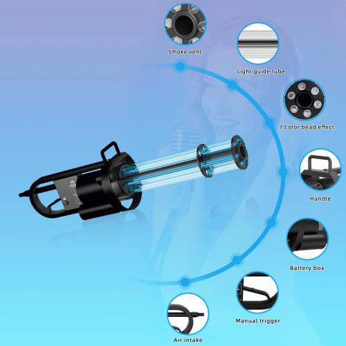 DJLicht Grote CO2 Handgun met RGB leds, Muziek en Instrumenten, Licht en Laser, Geluidgestuurd, Nieuw, Ophalen of Verzenden, .