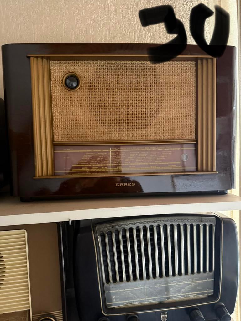 Vintage Erres Radio - Prachtig Exemplaar, Audio, Tv en Foto, Radio's, Ophalen of Verzenden, Gebruikt, Radio