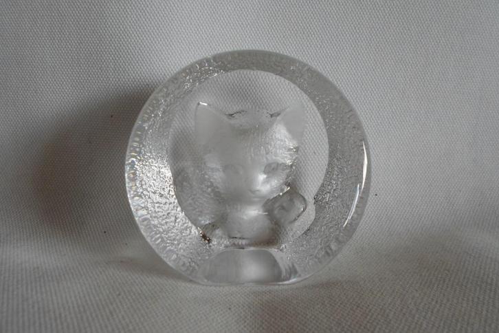 Mats Jonasson Kristal Poes, Antiek en Kunst, Antiek | Glas en Kristal, Ophalen of Verzenden