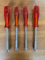3 vintage Facom dopschroevendraaiers mt 9 en 2x10 mm IZGS, Ophalen of Verzenden