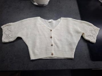 Leuk wit baby vestje maat 86/92 beschikbaar voor biedingen